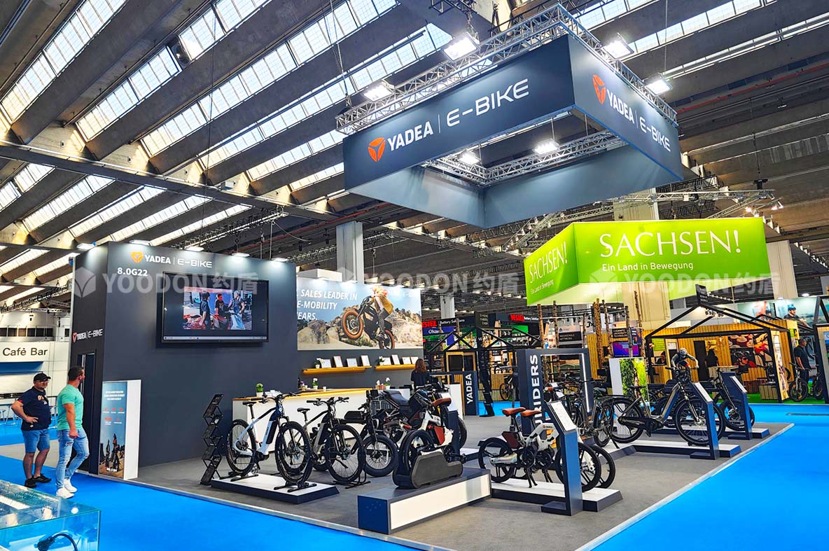 約盾展覽—簡約時尚國際范 | 助力雅迪亮相2023德國法蘭克福EUROBIKE！